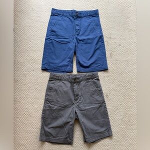 Old Navy boys flex chino shorts bundle of 2, regular size 16
